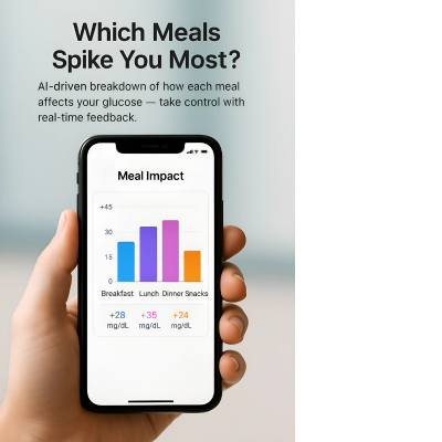 Food recognition feature in GlucoMate app
